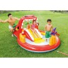 Надувной бассейн для детей "Игровой центр Happy Dino" 259х165х107 см