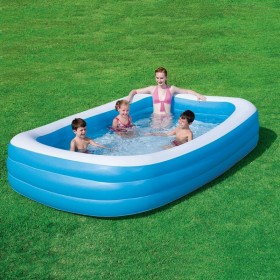 Надувной бассейн для детей прямоугольный 305х183х56см