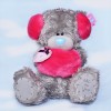 Мягкая игрушка Медведь "Me to You" с красными наушниками и муфтой