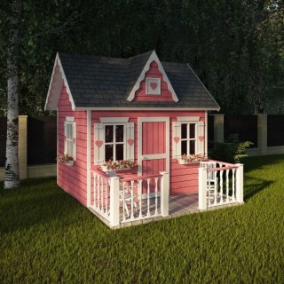 Деревянный домик для детей "Принцесса"
