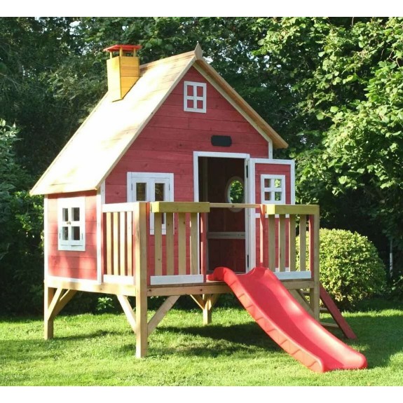 Деревянный домик для детей "Сказочный"