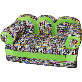 Детский раскладной диван "Прованс-Машинки"