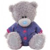 Мягкая игрушка Мишка Тедди Me To You - в фиолетовом комбинизоне - g01w3270