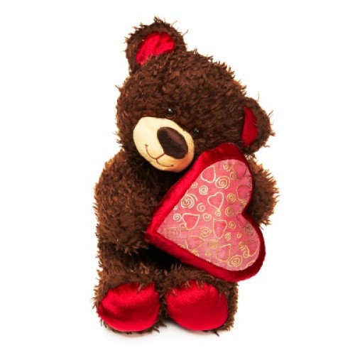 Мягкая игрушка Медвежонок "Чиба с сердцем"