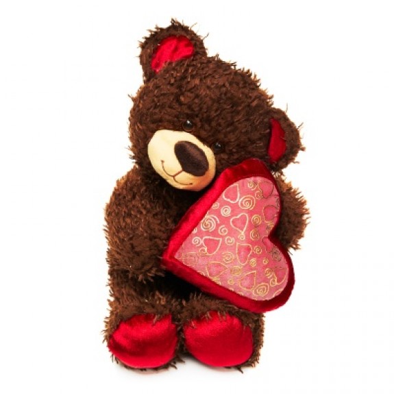 Мягкая игрушка Медвежонок "Чиба с сердцем"